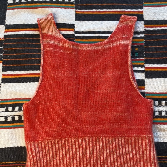 Beautiful Abeille Ligne Knit Tank Top Blouse. V Neck. XS/S. Amazing Colors! - Picture 12 of 12
